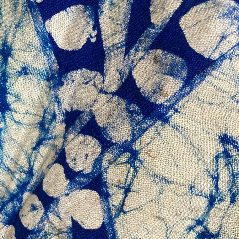 African wax print handmade batik fabric wall hangings lot of 3 - 33” x 45” - Picture 10 of 14